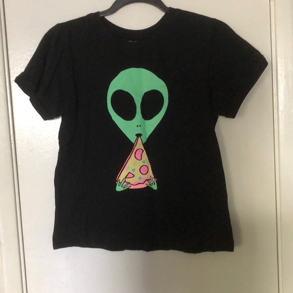 Pizza alien tee